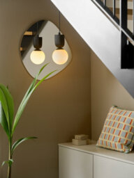 Nordlux Sadie Ceramic Pendant Light Ribbed Black,mains - thumbnail 7