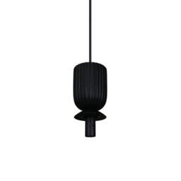 Nordlux Sadie Ceramic Pendant Light Ribbed Black,mains - thumbnail 5