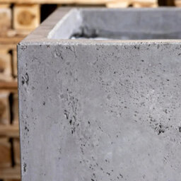Jōbū Jobu Home - 100Cm Xxl Square Planter For Statement Trees - 782L Cubrosa - Onyx Dusk (Charcoal Black Grey) - thumbnail 6