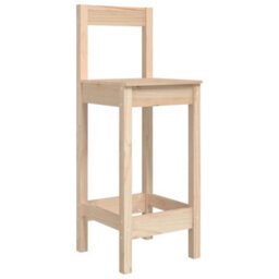 Berkfield 7 Piece Garden Bar Set Solid Wood Pine - thumbnail 7
