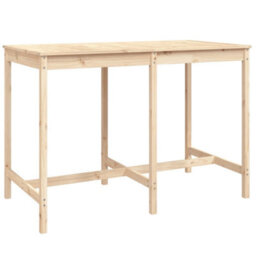 Berkfield 7 Piece Garden Bar Set Solid Wood Pine - thumbnail 8