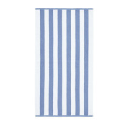 Bianca Fine Linens Reversible Stripe Cotton Jacquard Hand Towel Blue - thumbnail 5