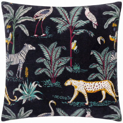 Wylder Wilds Tropical Cotton Feather Rich Cushion - image 1