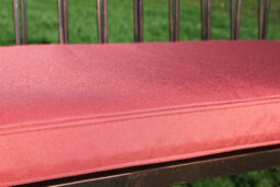 Garden Market Place Furniture Cushion For 2 Seater Metal Garden Bench-Terracotta - thumbnail 2
