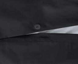 TheWhiteWater Limited Duvet Cover Set Seersucker Single/double/king/super King Bedding Set - Duvet Cover + Matching Pillowcase - Black - thumbnail 6