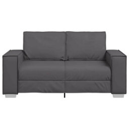 Vidaxl Sofa Chair Grey 160 X 78 X 84 Cm Artificial Leather - thumbnail 5