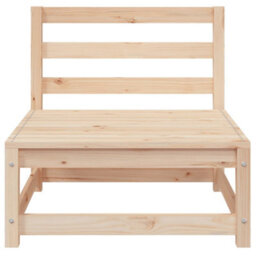 Walplus Garden Sofa With Footstool 2-Seater Solid Wood Pine - thumbnail 8