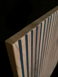 Arte Sento  Sideboard Cabinet (H)830mm (W)1540mm (D)390mm With Led Lighting - Dark Oak And Black Matt - thumbnail 5