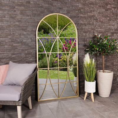 Charles Bentley Madrid Arch Garden Mirror Weather Resistant - image 1
