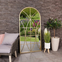 Charles Bentley Madrid Arch Garden Mirror Weather Resistant - thumbnail 1