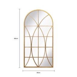 Charles Bentley Madrid Arch Garden Mirror Weather Resistant - thumbnail 7