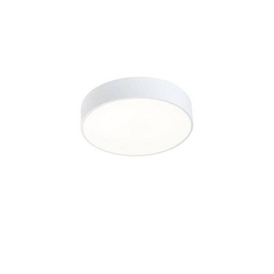 Luminosa Lighting Luminosa Caprice Led Round Flush Ceiling Light White Phase Cut Dimming 52Cm 3940Lm 3000K - image 1
