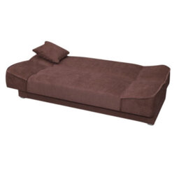 Gabi Brown Sofa Bed With Storage Comfortable 3 Seater Couch With Sleeping Function Inari24 - thumbnail 5