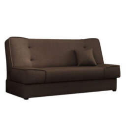 Gabi Brown Sofa Bed With Storage Comfortable 3 Seater Couch With Sleeping Function Inari24 - thumbnail 2