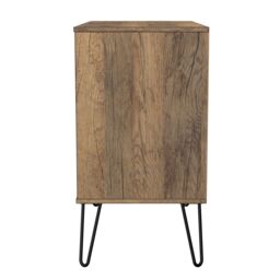 Anzio Matt Vintage Oak Effect 3 Drawer Chest (H)737mm (W)765mm (D)395mm - thumbnail 2