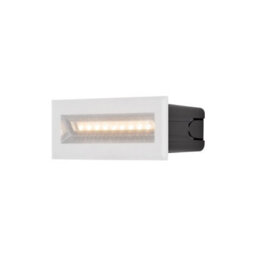 Luminosa Lighting Luminosa Maytoni Bosca Outdoor Recessed Wall Lamp White, 13.7Cm, 3000K Ip65 - thumbnail 2