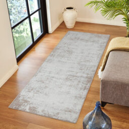 Livabliss Floransa-Abstract Beige Grey Off-White Modern Marble Living Dining Bedroom Rug 80 X 220 Cm Easy Care, Non Shedding - thumbnail 2