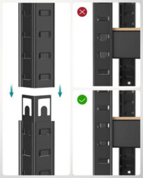 Songmics 4-Tier Shelving Unit, Steel Shelving Unit For Storage, Boltless Assembly, For Garage, Shed, Black - thumbnail 6