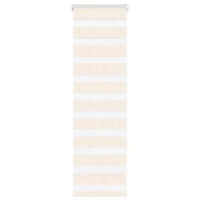 Berkfield Zebra Blind Marble Beige 45X100 Cm Fabric Width 40.9 Cm Polyester - image 1