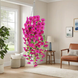 2 Pack 75Cm Outdoor Artificial Flowers, Hanging Plants, Uv - Resistant - thumbnail 7