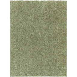Livabliss Cloudy Shaggy-Solid Color Green Plush Soft Pile Living Bedroom Rug 140 X 200 Cm Easy Care, Non Shedding - thumbnail 1
