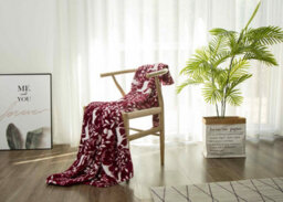Woodland Berry Super Soft And Cosy Fleecy Throw (150 X 200Cm) - thumbnail 1