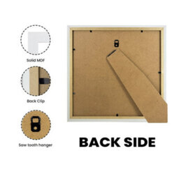 "AK Frames 9X9"" White Poster Frame - Modern Picture Frame For Wall Art, Prints And Photos - Durable And Stylish Display Frame" - thumbnail 2