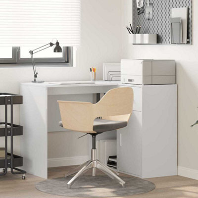 Berkfield Corner Desk White 102X88X75 Cm Engineered Wood - image 1