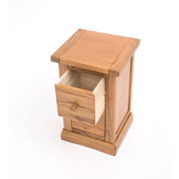 Cabinet Bits Salerno 2 Drawer Petite Bedside Table Wood Knob - thumbnail 4