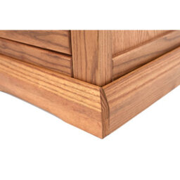 Cabinet Bits Salerno 2 Drawer Petite Bedside Table Wood Knob - thumbnail 7