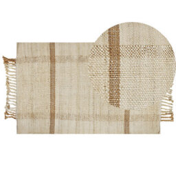 Beliani Rug Yelmez Beige 80 X 150 Cm Jute - thumbnail 1