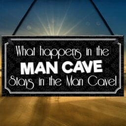 Red Ocean Vintage Man Cave Plaque Sign Novelty Gift Funny Quote - Games / Boys Room Gift Idea - thumbnail 3