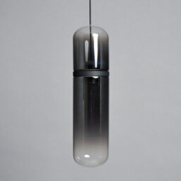 Litecraft Visconte Bjorn Smoke Led Glass Ceiling Pendant Light - thumbnail 4