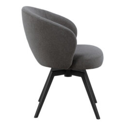 Furniture To Go Darlene Dining Chair With Armrest And Swivel Function In Grey - thumbnail 3