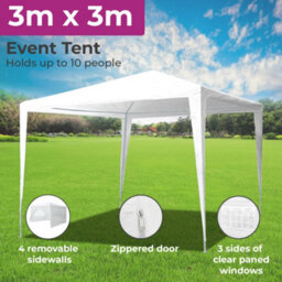 Neo 3X3M Light Weight Event Gazebo 4 Side Panels Outdoor Waterproof Garden Party Tent Marquee Canopy Shelter Coated Steel Frame - thumbnail 5