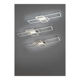 Luminosa Lighting Luminosa Irvine Modern 60W Led Semi Flush Light Anthracite 3000-6500K Remote Control - Uk Stock - thumbnail 5