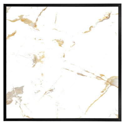 "Andrew Lee Gold Marble (Picutre Frame) / 12X12"" / Brown" - image 1
