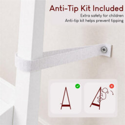 Clothes Rack Hanging Rail Pine Wooden Coloured Coats Portable Hanger White - thumbnail 4