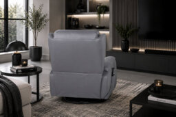 Eco Living Valentino 10-In-1 Massage Armchair Recliner Grey - thumbnail 3