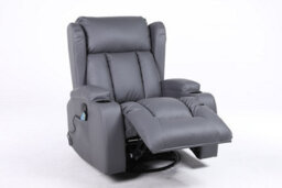 Eco Living Valentino 10-In-1 Massage Armchair Recliner Grey - thumbnail 5