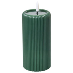 Beliani Set Of 6 Led Candles Noisette 10/16 Cm Green - thumbnail 5