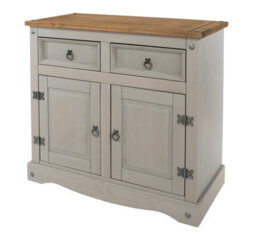 Core Products Corona Grey Premium Small Sideboard With 2 Door & 2 Drawers H80.6Cm X W91.0Cm X D43.0Cm - thumbnail 7