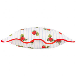 furn. Furn Fruits Strawberries Striped Outdoor Cushion Cover - thumbnail 3