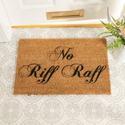Artsy Doormats No Riff Raff Doormat - Regular 60X40Cm - thumbnail 1