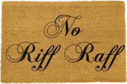 Artsy Doormats No Riff Raff Doormat - Regular 60X40Cm - thumbnail 6
