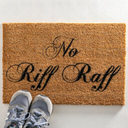 Artsy Doormats No Riff Raff Doormat - Regular 60X40Cm - thumbnail 2