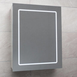 Plum&clay Midas Single Led Bathroom Mirrored Wall Cabinet (H)63Cm (W)50Cm - thumbnail 3