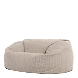 icon Soul Giant Corduroy Bean Bag Natural 2-Seater Bean Bag Chair - thumbnail 7