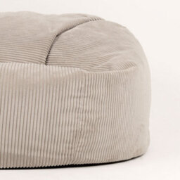 icon Soul Giant Corduroy Bean Bag Natural 2-Seater Bean Bag Chair - thumbnail 9