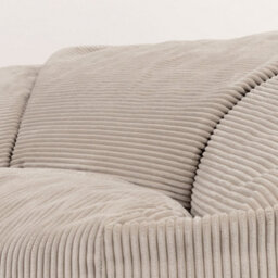 icon Soul Giant Corduroy Bean Bag Natural 2-Seater Bean Bag Chair - thumbnail 8